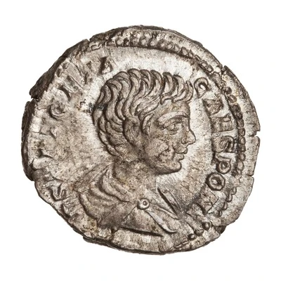 Denarius - Geta CASTOR; Castor front