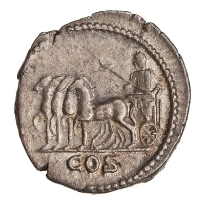 Denarius - Geta COS back