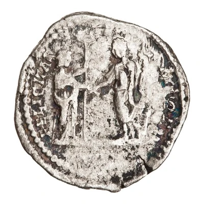 Denarius - Geta FELICITAS TEMPOR; Felicitas back