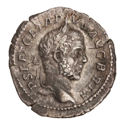 Denarius - Geta FORT RED TR P III COS II P P; Fortuna front