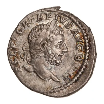 Denarius - Geta FORT RED TR P III COS II P P; Fortuna front