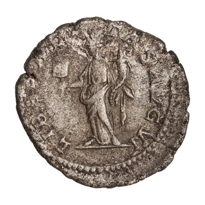 Denarius - Geta LIBERALITAS AVG VI; Liberalitas back