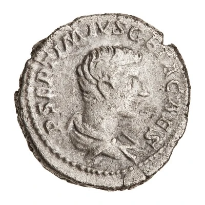 Denarius - Geta MINERVA; Minerva front