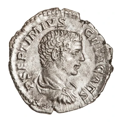 Denarius - Geta PONTIF COS II front
