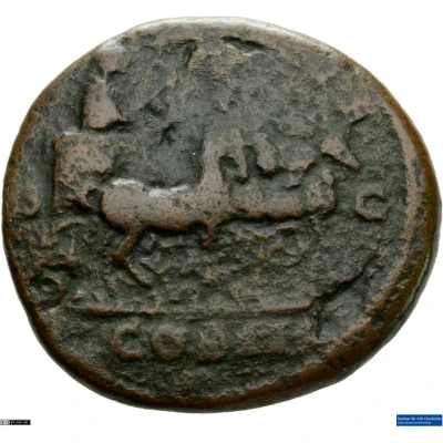 Denarius - Geta PONTIF COS II back