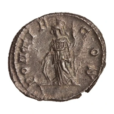 Denarius - Geta PONTIF COS; Minerva back