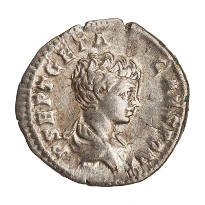 Denarius - Geta PRINC IVVENTVTIS front