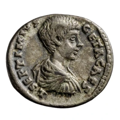 Denarius - Geta SPEI PERPETVAE; Spes front