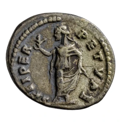 Denarius - Geta SPEI PERPETVAE; Spes back