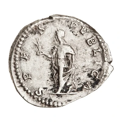 Denarius - Geta SPES PVBLICA; Spes back