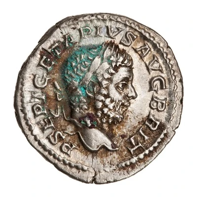 Denarius - Geta TR P III COS II P P; Felicitas front