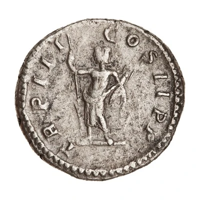 Denarius - Geta TR P III COS II P P; Janus back