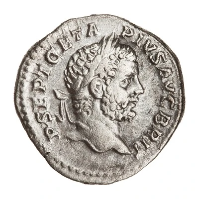 Denarius - Geta TR P III COS II P P; Providentia and Aeternitas front