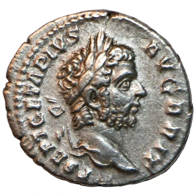 Denarius - Geta VICTORIAE BRIT; Victory front