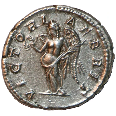 Denarius - Geta VICTORIAE BRIT; Victory back