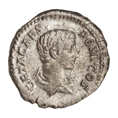 Denarius - Geta VOTA PVBLICA front
