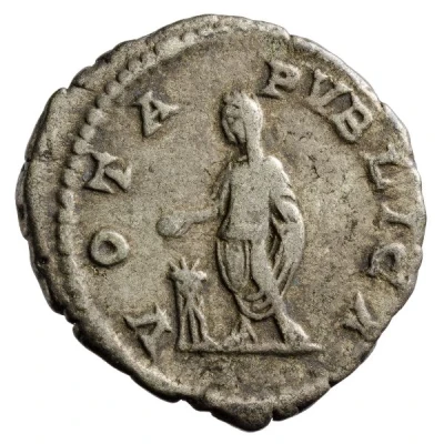 Denarius - Geta VOTA PVBLICA back