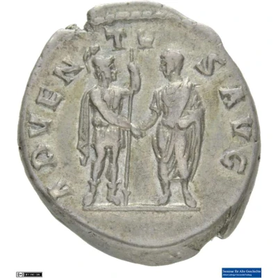 Denarius - Hadrian ADVENTVS AVG; Roma back