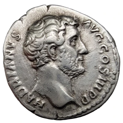 Denarius - Hadrian AEQVITAS AVG; Aequitas front