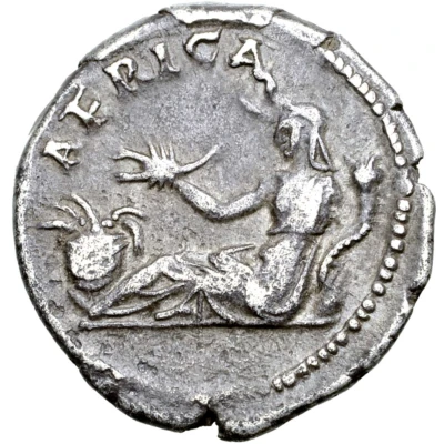 Denarius - Hadrian AFRICA; Africa back