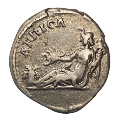 Denarius - Hadrian AFRICA; Africa back