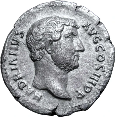 Denarius - Hadrian ANNONA AVG; Aequitas front