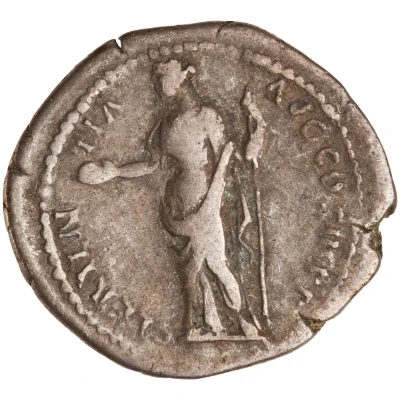 Denarius - Hadrian CLEMENTIA AVG COS III P P; Clementia back