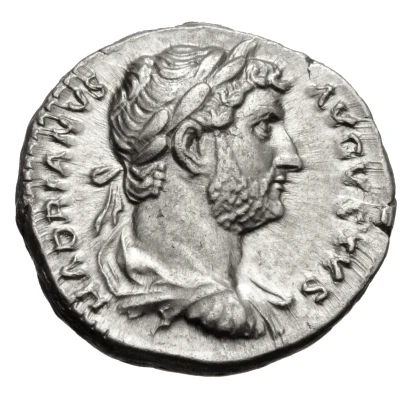 Denarius - Hadrian CLEMENTIA AVG COS III P P; Clementia front