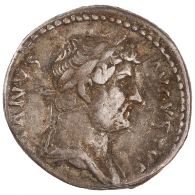 Denarius - Hadrian CLEMENTIA AVG P P COS III; Clementia front