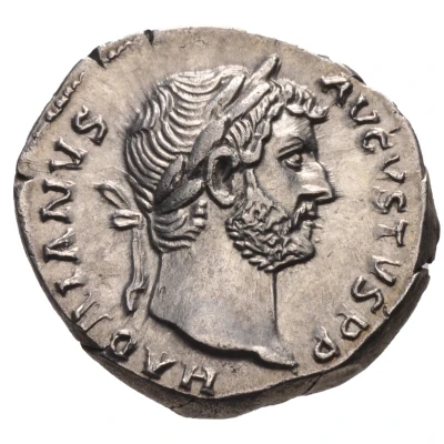 Denarius - Hadrian COS III; Aequitas and Moneta front