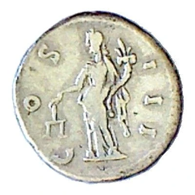 Denarius - Hadrian COS III; Aequitas and Moneta back