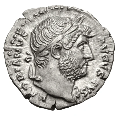 Denarius - Hadrian COS III; Annona front