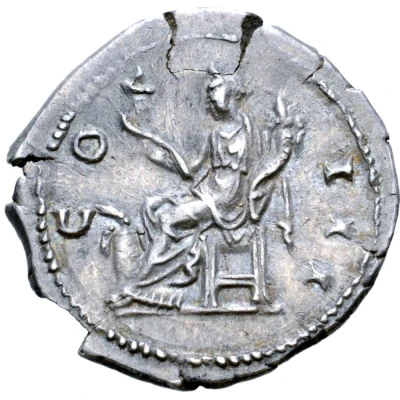 Denarius - Hadrian COS III; Annona back