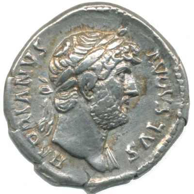 Denarius - Hadrian COS III; Concordia and Spes front