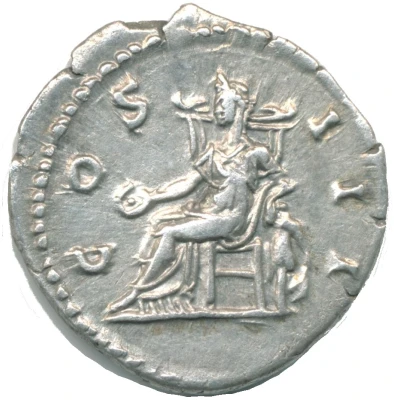 Denarius - Hadrian COS III; Concordia and Spes back