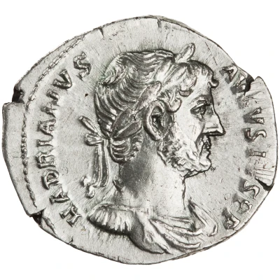 Denarius - Hadrian COS III FORT RED; Fortuna front