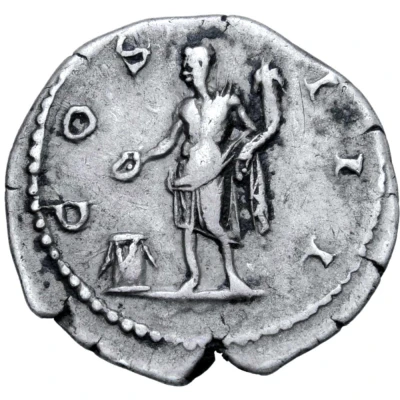 Denarius - Hadrian COS III; Genius back