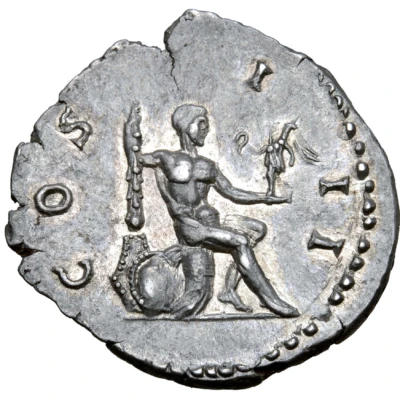 Denarius - Hadrian COS III; Hercules back