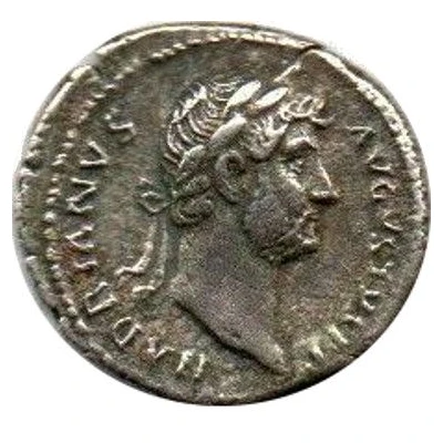 Denarius - Hadrian COS III; Minerva front