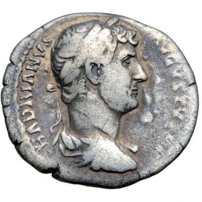 Denarius - Hadrian COS III; Minerva front
