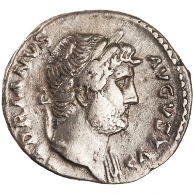 Denarius - Hadrian COS III; Minerva front