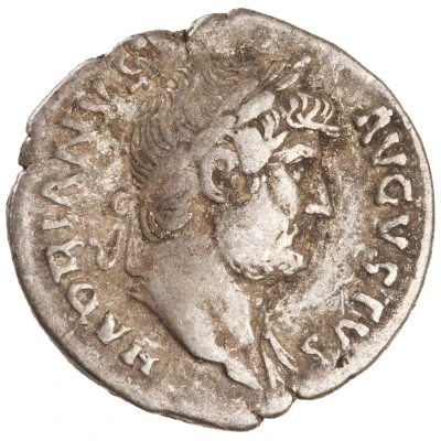 Denarius - Hadrian COS III; Neptune front