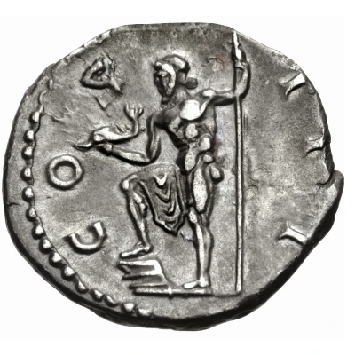 Denarius - Hadrian COS III; Neptune back