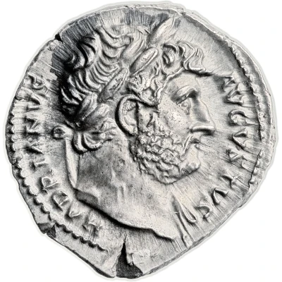 Denarius - Hadrian COS III; Pudicitia front