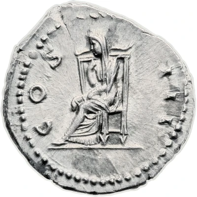 Denarius - Hadrian COS III; Pudicitia back