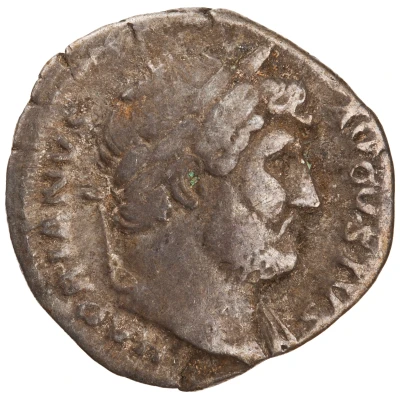 Denarius - Hadrian COS III; Pudicitia front