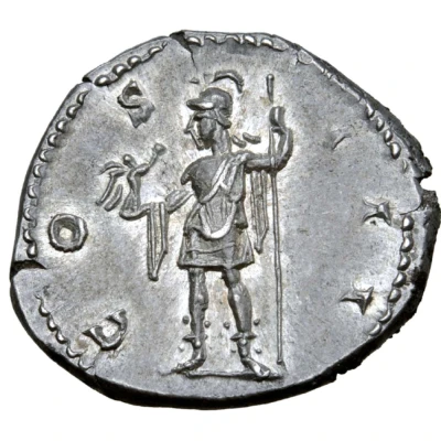 Denarius - Hadrian COS III; Roma back