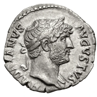 Denarius - Hadrian COS III; Spes front
