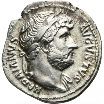 Denarius - Hadrian COS III; Victory front