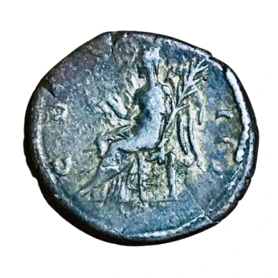 Denarius - Hadrian COS III; Victory back